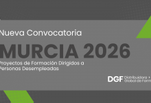 Convocatoria Murcia 2026 - Proyectos de Formación Dirigidos a Personas Desempleadas